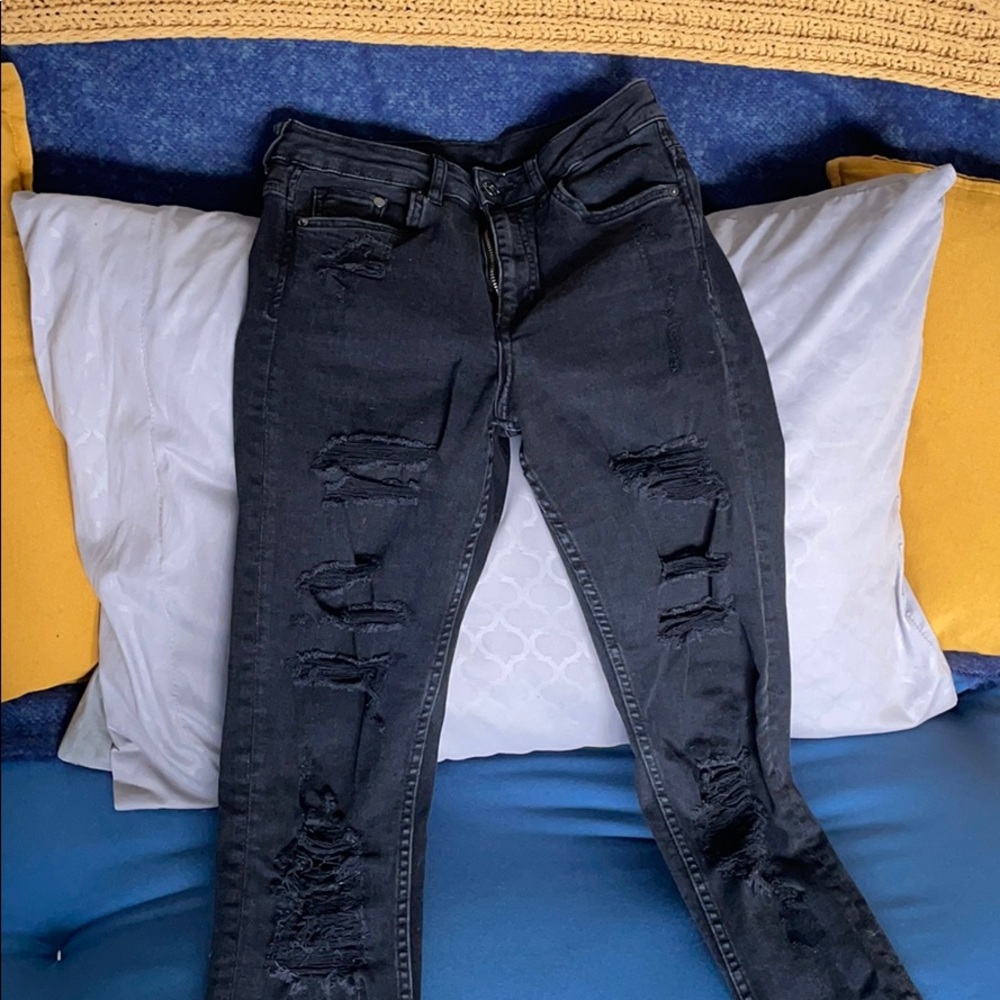 Ripped Black Jeans